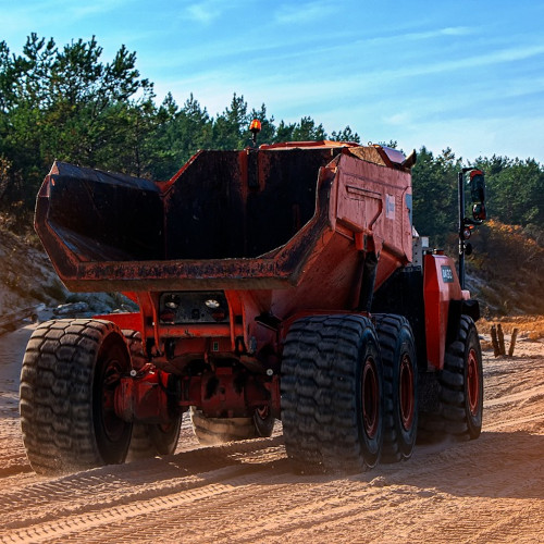 Wielka wywrotka na placu budowy